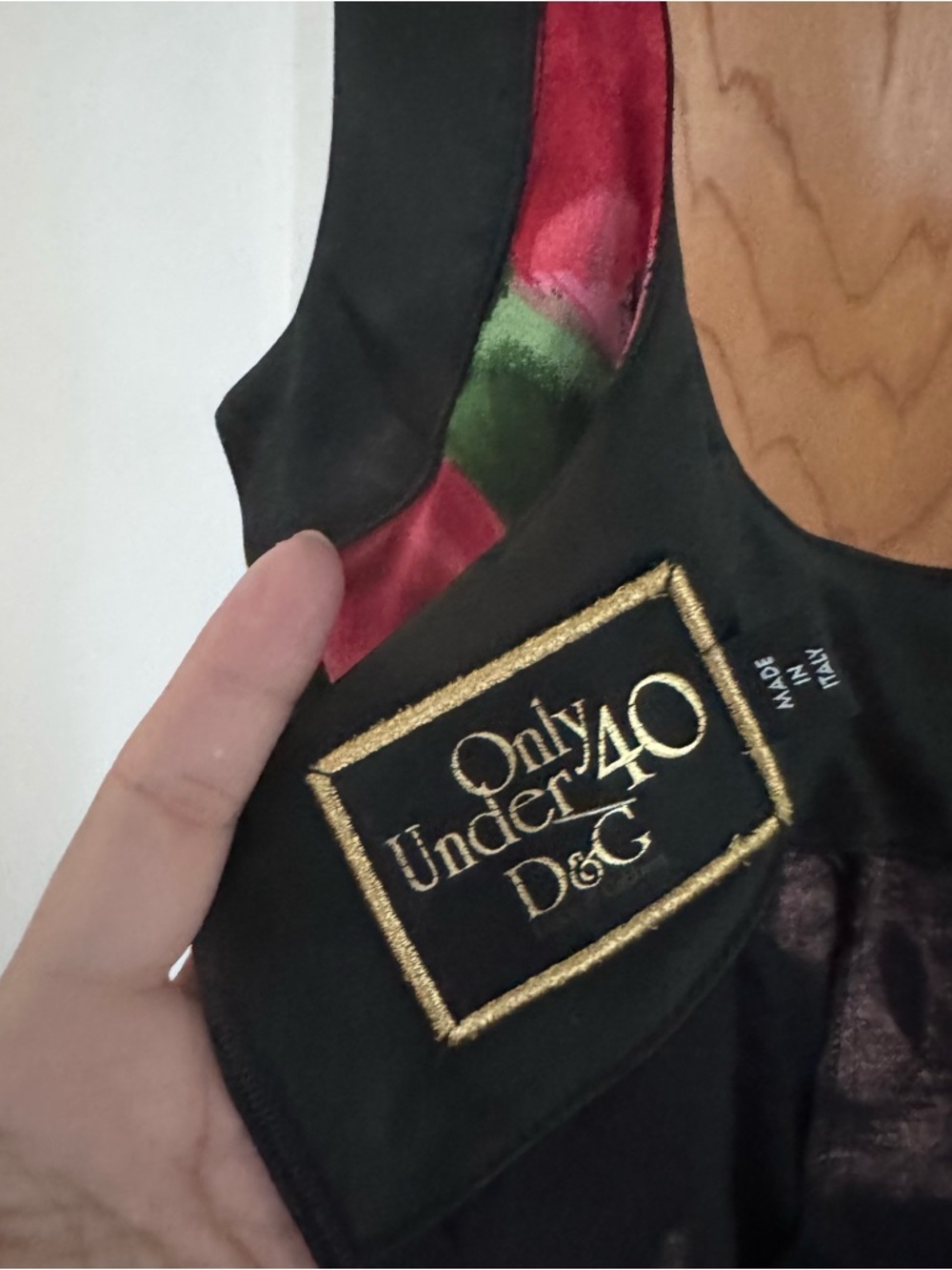 Only Under 40 Dolce & Gabbana Black Cocktail Dress with Pink Floral Print 40 - Picture 6 of 10